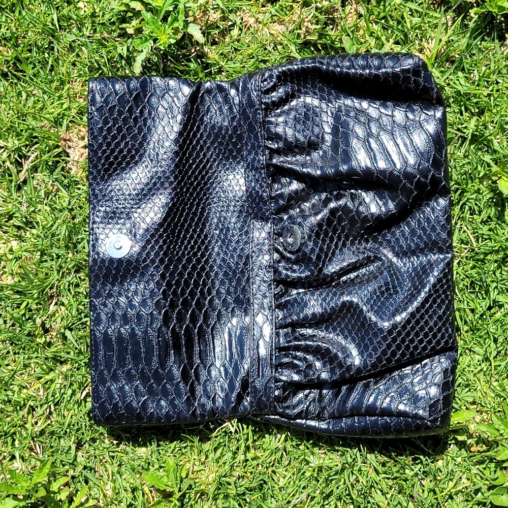 Style & Co Black Clutch Bag  NWOT - Picture 2 of 8